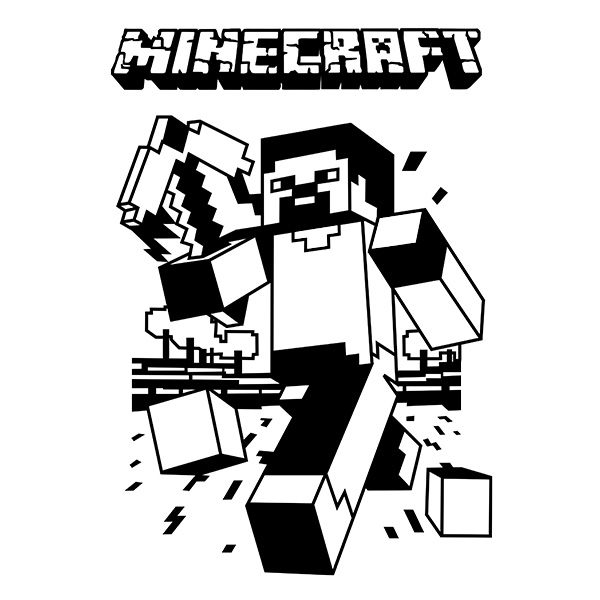 List 91+ Pictures Minecraft Black And White Images Latest